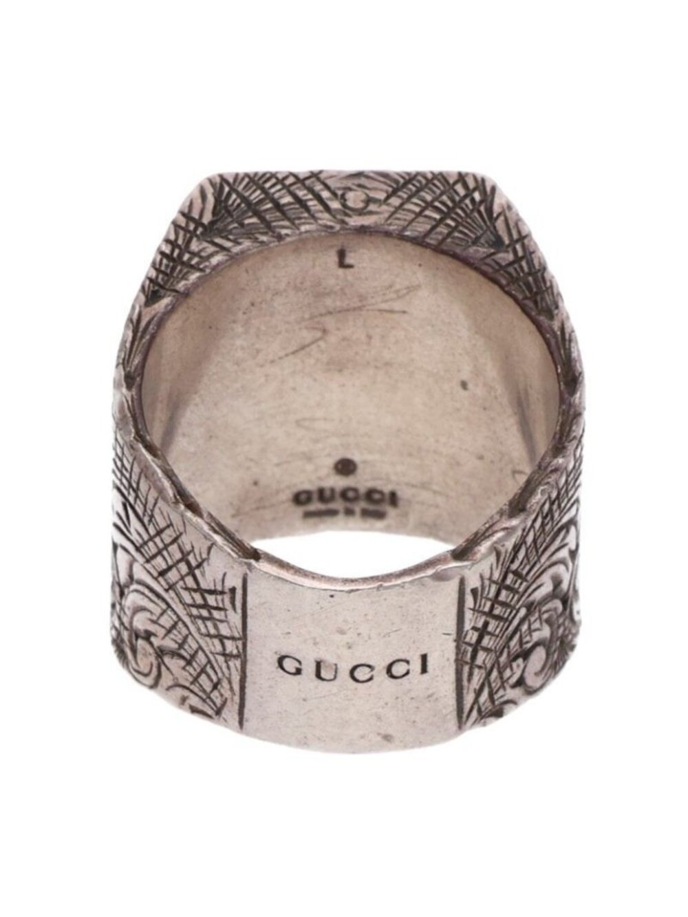 Gucci Arabesque Pattern Ring - Picture 2 of 5